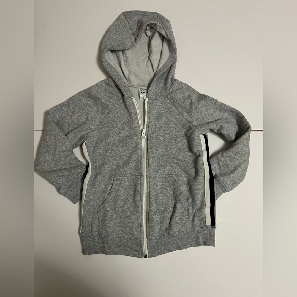 Carter’s Boy Gray Hoodie with stripes